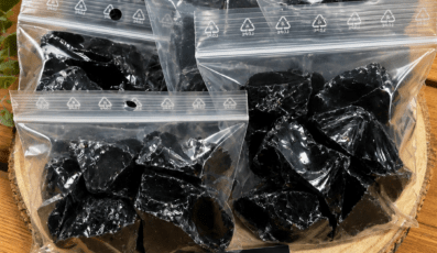 Pierre Brut Obsidienne Noire Mexique