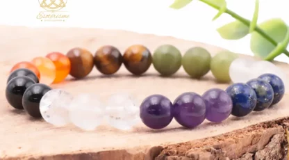 Bracelet boules 7 Chakras