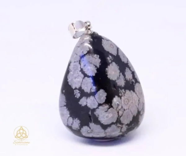 Pendentif Obsidienne Flocon de Neige Etats-Unis-ésotérisme-by-william-wood