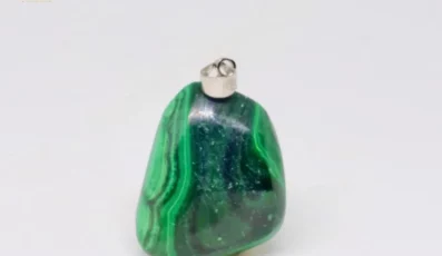 Pendentif Pierre roulée Malachite
