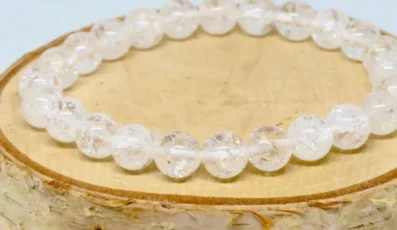 Bracelet boule Cristal de Roche Crack