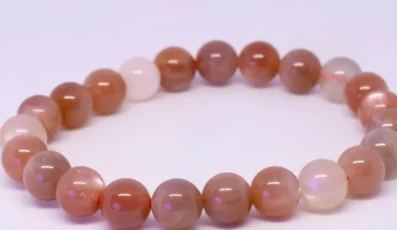 Bracelet boules Pierre de Lune Multicolore A+