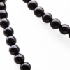 Collier boule 6mm Obsidienne noire A. 26g