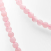 Collier boule 6mm Quartz rose Brésil A 25g