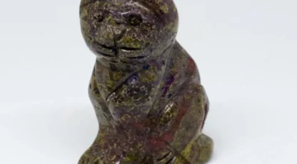 Figurine Chat Jaspe Sang de Dragon