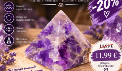 Pyramide en améthyste
