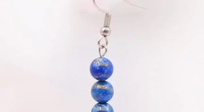 Boucles d’oreille en Lapis Lazuli Afghanistan AB
