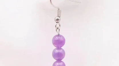 Boucles d’oreille Améthyste du Brésil A