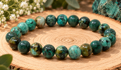 Bracelet boule Turquoise d&rsquo;Afrique