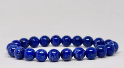 Bracelet boules 08mm Lapis Lazuli d’Afghanistan AAA