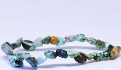 Bracelet Pierre roulée Turquoise Tibet