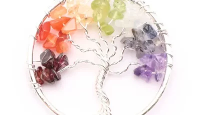 Pendentif Arbre de Vie 7 CHAKRAS A