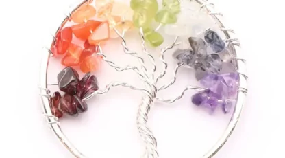 Pendentif Arbre de Vie 7 CHAKRAS A