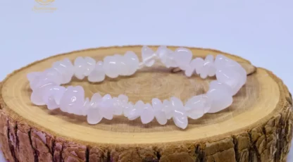 Bracelet Baroque agate blanche A des Indes