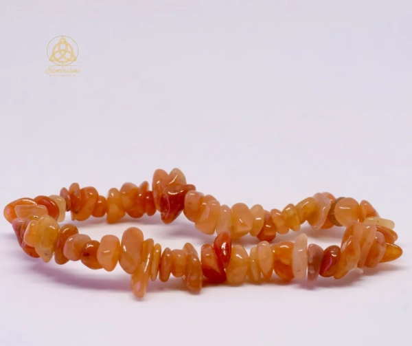 Bracelet Baroque aventurine orange