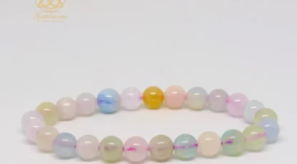 Bracelet boules 6mm Béryls naturel Bresil A pour enfant