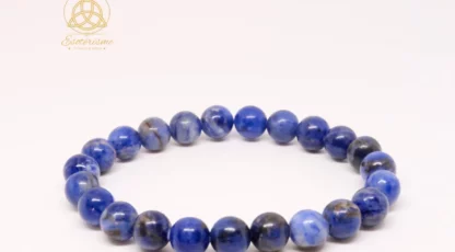 Bracelet boules 08mm Sodalite  A