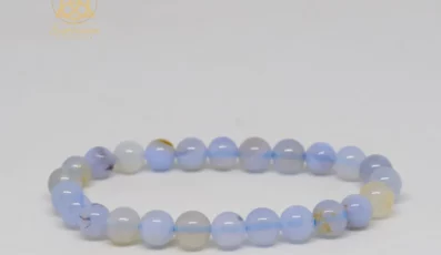 Bracelet Calcédoine Bleue Enfant