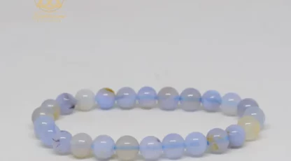 Bracelet Boule 06mm en Calcédoine Bleue du MALAWI A pour enfant
