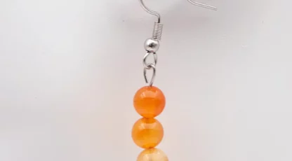 Boucles d’oreille Cornaline du Brésil A