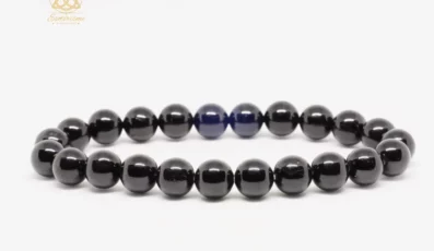Bracelet Boule Tourmaline Noire 