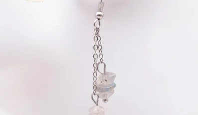 Boucles d&rsquo;Oreilles Baroque Labradorite 