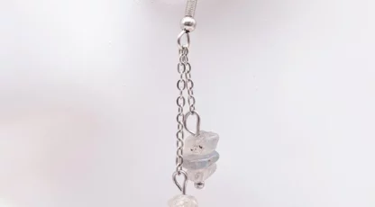 Boucles d’oreille Baroque Labradorite Madagascar A
