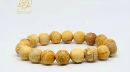 Bracelet Boule 10mm PALO SANTO du Pérou