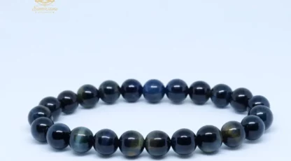 Bracelet boule 08mm Œil de faucon D’Afrique du sud AA
