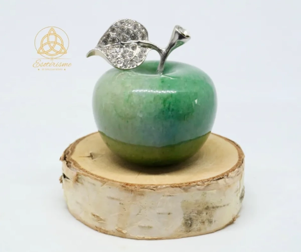 Pomme-aventurine-verte-35mm-esoterisme-by-william-wood