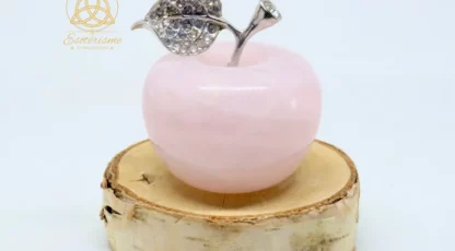 Pomme en Quartz rose du brésil 45mm A