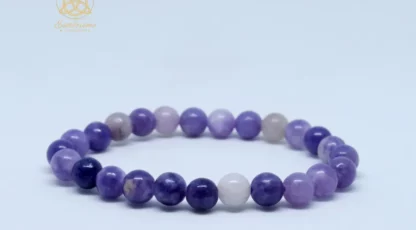 Bracelet Boule en Lépidolite de Madagascar