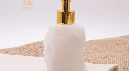 Distributeur de savons en Cristal de Roche A du Brésil
