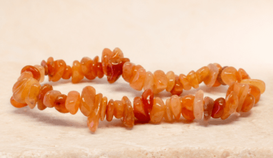 Bracelet Baroque aventurine orange
