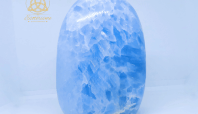 Forme libre calcite bleue (960g)