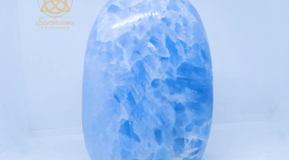 Forme libre calcite bleue (960g)