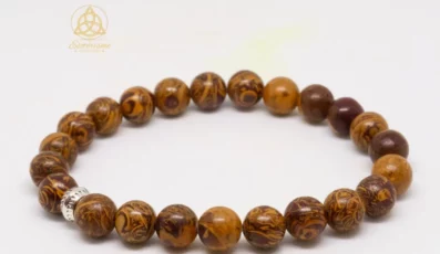 Bracelet boule Jaspe Peau De Serpent