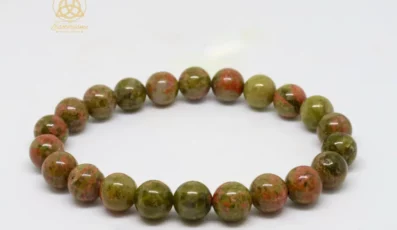 Bracelet boule Unakite
