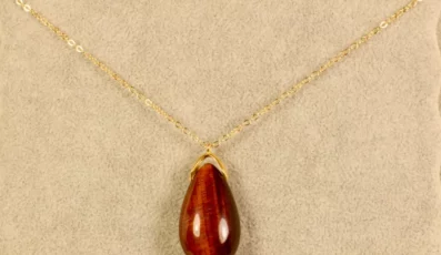 Pendentif Goute Sautoir Oeil de taureau A