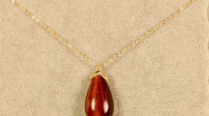 Pendentif Goute Sautoir Oeil de taureau A