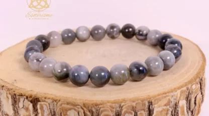 Bracelet boule 8mm en Tourmaline œil de chat