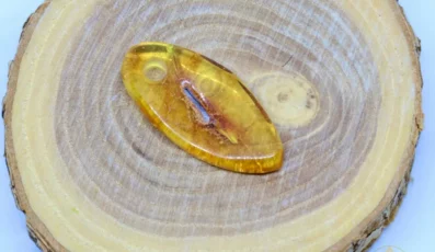 PENDENTIF exception ambre de cognac AA de LITUANIE (Modèle 1)