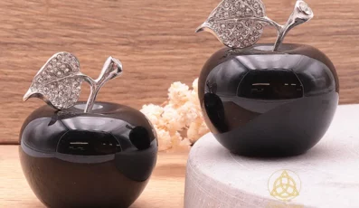 Pomme en Obsidienne noire