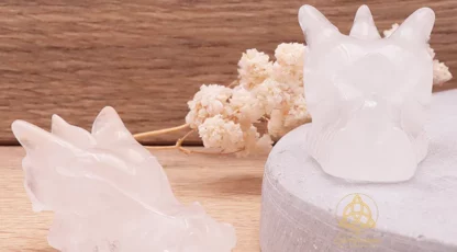 Tête de Dragon Cristal de Roche