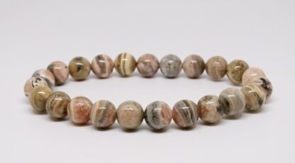 Bracelet boule Rhodochrosite Argentine (A)