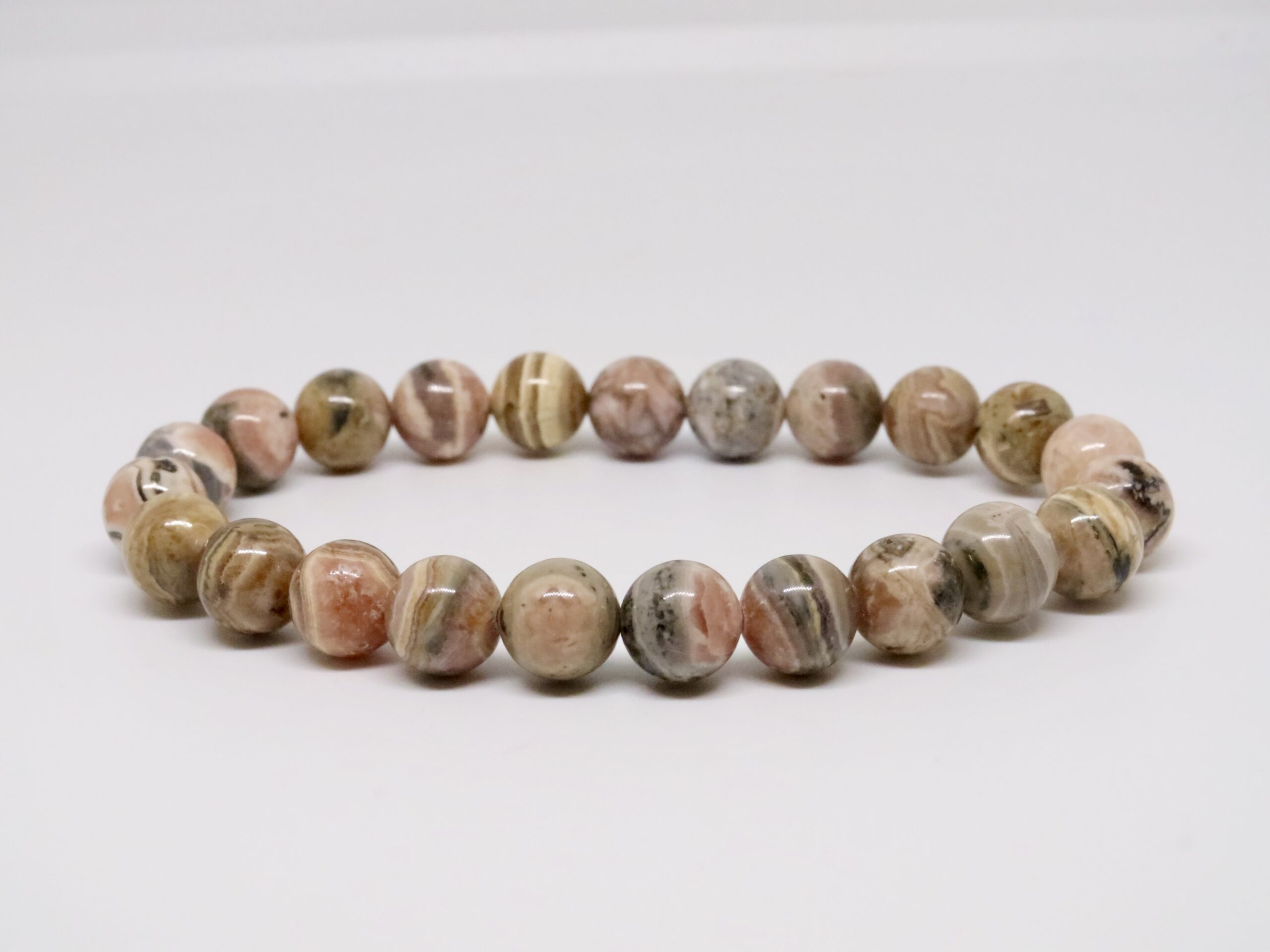 Bracelet boule Rhodochrosite Argentine (A)