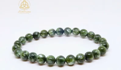 Bracelet Boule Séraphinite 