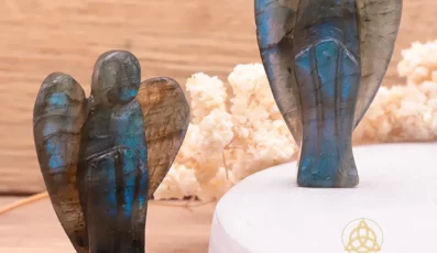 Ange 50mm en Labradorite AA+ de Madagascar