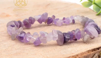 Bracelet Baroque améthyste rubanée