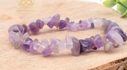 Bracelet Baroque améthyste rubanée A